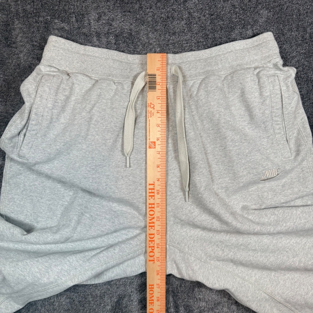 Nike Mens Joggers XL Heather Grey French Terry Sweatpants - Picture 7 of 9
